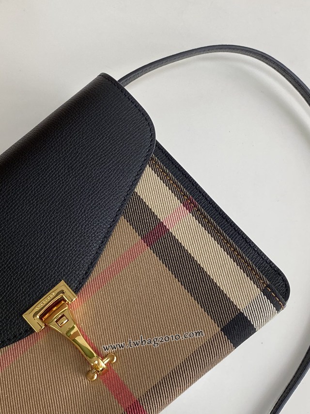 Burberry專門店新款格紋斜背包 巴寶莉女士斜挎肩背包 yxb1127